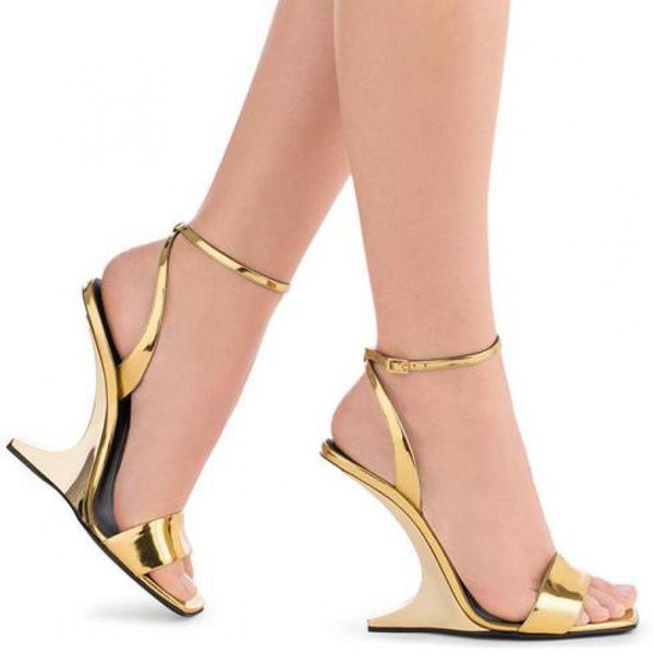 high heeled shoes irregular strange style slope stiletto heels sandal square toe gold wedding sandalias summer 2021 pumps sandals, Black
high heeled shoes irregular strange style slope stiletto heels sandal square toe gold wedding sandalias summer 2021 pumps sandals, Black