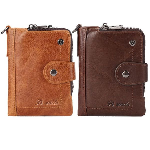 leather men's wallet short multi-card id bag retro double zipper ultra-thin ladies clutch wallets, Red;black
leather men's wallet short multi-card id bag retro double zipper ultra-thin ladies clutch wallets, Red;black