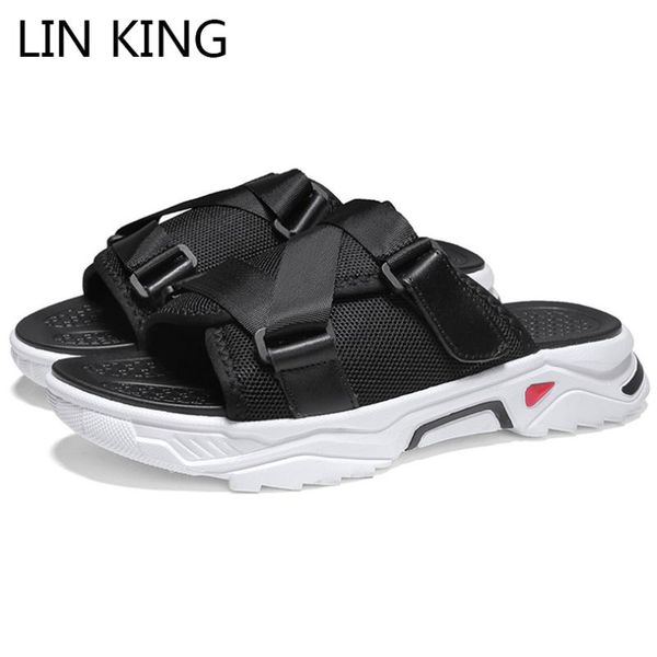 slippers lin king fashion men sport big size 48 outdoor flip flops breathable non slip casual massges summer beach slides shoes, Black
slippers lin king fashion men sport big size 48 outdoor flip flops breathable non slip casual massges summer beach slides shoes, Black