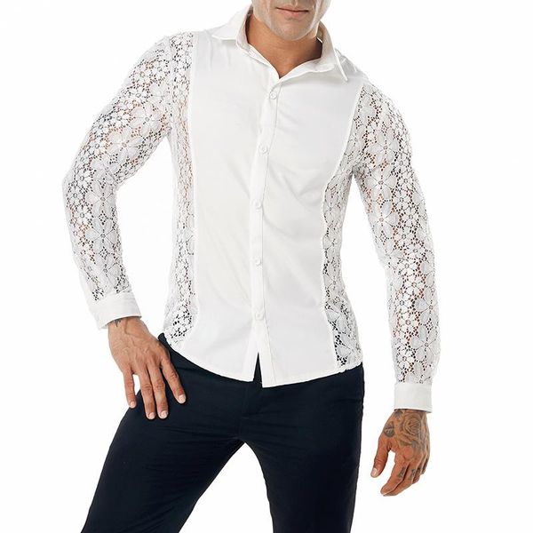 and the united states men's autumn/winter arm full lace pure color fashion designs cs80 lapels, long-sleeved shirt casual shirts, White;black
and the united states men's autumn/winter arm full lace pure color fashion designs cs80 lapels, long-sleeved shirt casual shirts, White;black