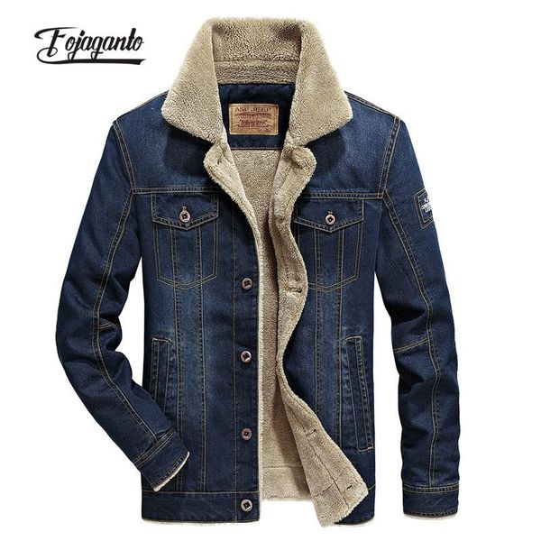 men's jackets fojaganto denim plus velvet jacket european and american stand collar fur coat casual youth men, Black;brown
men's jackets fojaganto denim plus velvet jacket european and american stand collar fur coat casual youth men, Black;brown