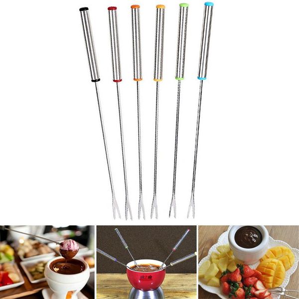 forks 6pcs stainless steel chocolate fork cheese pot fruit dessert butter knife fondue fusion skewer kitchen tool
forks 6pcs stainless steel chocolate fork cheese pot fruit dessert butter knife fondue fusion skewer kitchen tool