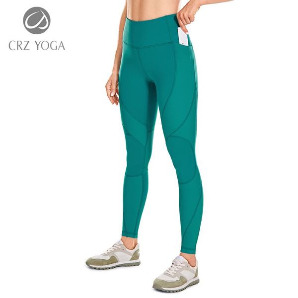yoga outfit crz women's high waisted ribbed panel workout leggings with pockets fitness pants naked feeling -25 inches
yoga outfit crz women's high waisted ribbed panel workout leggings with pockets fitness pants naked feeling -25 inches
