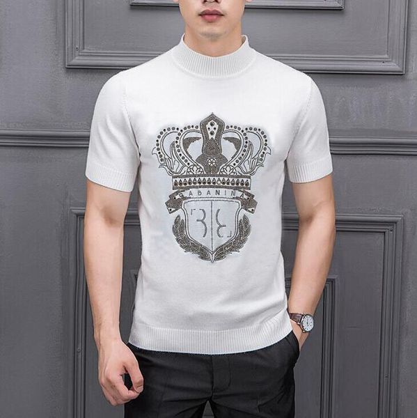 men's hoodies & sweatshirts male shirt autumn winter strass round turtleneck casual pull homme sweater, Black
men's hoodies & sweatshirts male shirt autumn winter strass round turtleneck casual pull homme sweater, Black