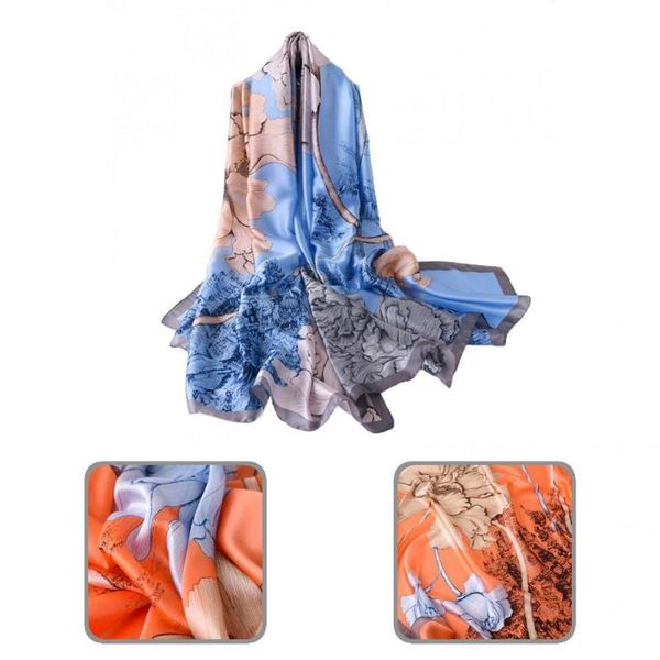 scarves beach shawl fashion floral print women smooth scarf ultra soft breathable casual, Blue;gray
scarves beach shawl fashion floral print women smooth scarf ultra soft breathable casual, Blue;gray