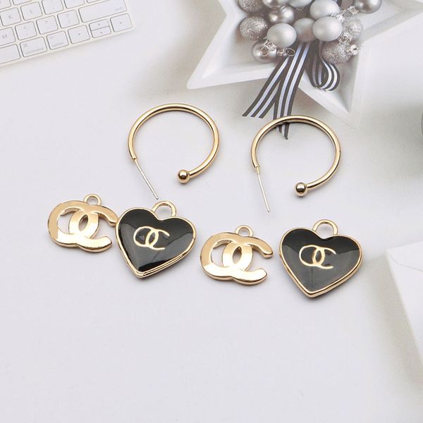 fashionable middle ancient small fragrance double-layer black oil dripping love earrings fashionable versatile earrings accessories black fr, Golden;silver
fashionable middle ancient small fragrance double-layer black oil dripping love earrings fashionable versatile earrings accessories black fr, Golden;silver