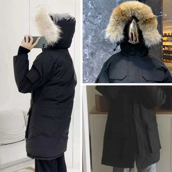 2021 winter jacket man down coat outerwear big real wolf fur hooded parka thick doudoudne homme cotton pockets jackets 4 style to choose, Black
2021 winter jacket man down coat outerwear big real wolf fur hooded parka thick doudoudne homme cotton pockets jackets 4 style to choose, Black