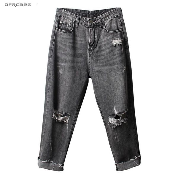 women's gray boyfriend womens denim pants 2021 fashion high waist streetwear loose vintage hole ripped plus size jeans femme, Blue
women's gray boyfriend womens denim pants 2021 fashion high waist streetwear loose vintage hole ripped plus size jeans femme, Blue
