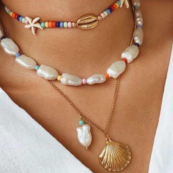 chains jastie bohemian vacation multilayer female necklace shaped pearl shell clavicle chain dress accessories, Silver
chains jastie bohemian vacation multilayer female necklace shaped pearl shell clavicle chain dress accessories, Silver