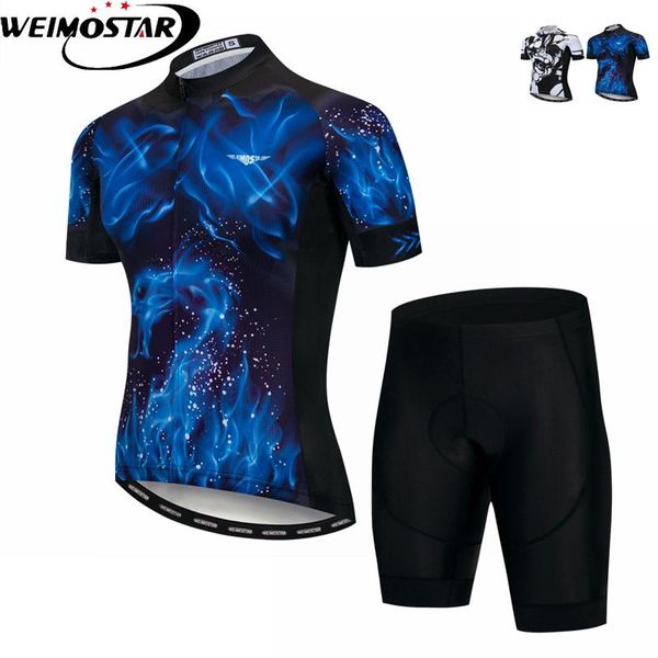 racing sets weimostar team pro men's breathable cycling jersey set bike bicycle short sleeve clothing mtb shirts bib shorts ciclismo, Black;blue
racing sets weimostar team pro men's breathable cycling jersey set bike bicycle short sleeve clothing mtb shirts bib shorts ciclismo, Black;blue