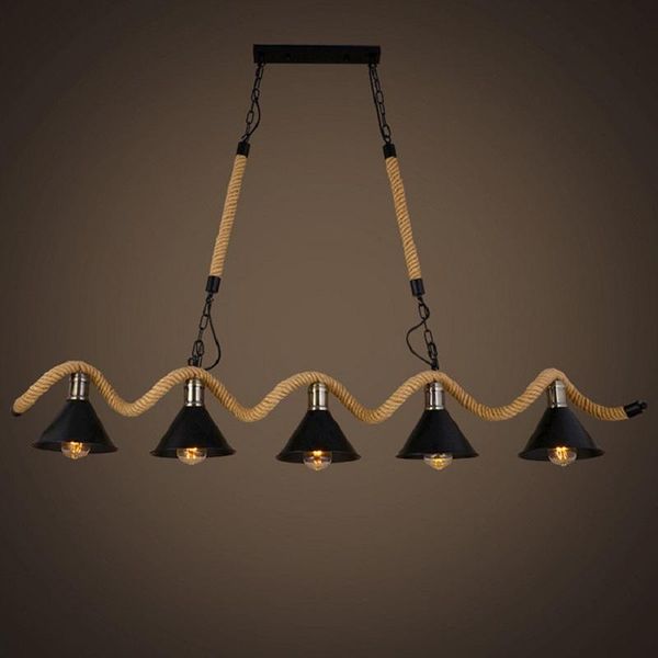 pendant lamps industrial style retro bar cafe restaurant creative personality rope chandelier
pendant lamps industrial style retro bar cafe restaurant creative personality rope chandelier