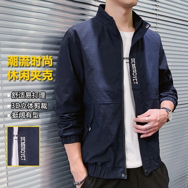 men's jackets 2021 coat men set spring and autumn gown casual all-match tooling jacket travel, Black;brown
men's jackets 2021 coat men set spring and autumn gown casual all-match tooling jacket travel, Black;brown