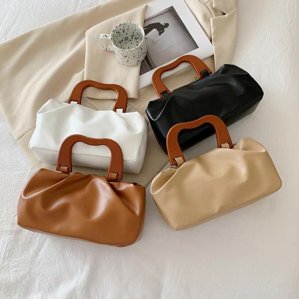 evening bags daily wood handle shopping messenger female pu leather small shoulder solid color single strap handbags
evening bags daily wood handle shopping messenger female pu leather small shoulder solid color single strap handbags