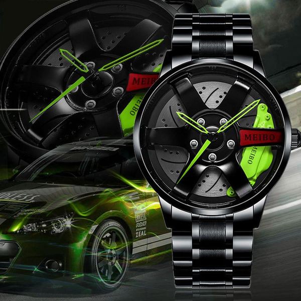 wristwatches 3d sport car wheel watch men's fashion unique quartz luxury watches, Slivery;brown
wristwatches 3d sport car wheel watch men's fashion unique quartz luxury watches, Slivery;brown