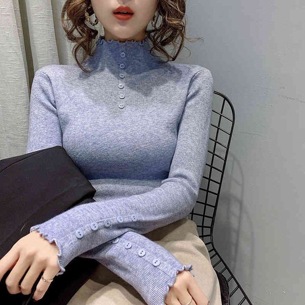 women's sweaters wooden ear high collar bottoming underwear autumn and winter fashionable slim fit thickened sweater 0tt9, White;black
women's sweaters wooden ear high collar bottoming underwear autumn and winter fashionable slim fit thickened sweater 0tt9, White;black
