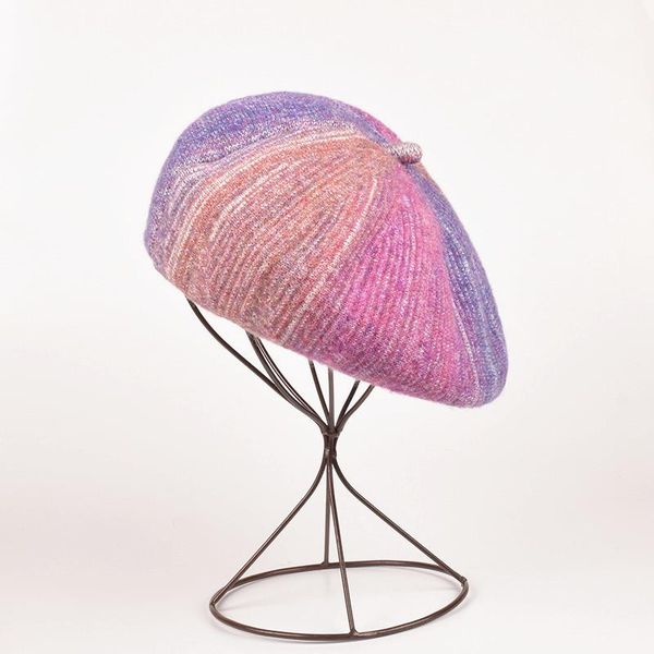 berets winter girl women casual wool soft hat ladies female tie dye print beret caps round pumpkin hats, Blue;gray
berets winter girl women casual wool soft hat ladies female tie dye print beret caps round pumpkin hats, Blue;gray