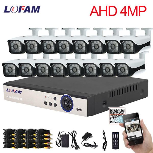 16ch cctv system dvr nvr security camera 16 x 4.0mp outdoor waterproof video surveillance kit systems
16ch cctv system dvr nvr security camera 16 x 4.0mp outdoor waterproof video surveillance kit systems