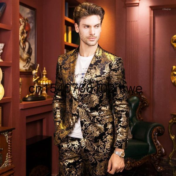 men's spring and autumn suit fashion city size atmosphere trend casual suits & blazers, White;black
men's spring and autumn suit fashion city size atmosphere trend casual suits & blazers, White;black