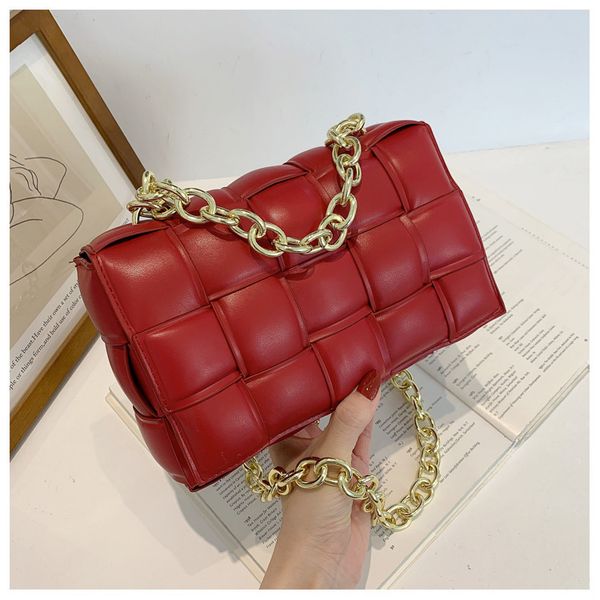 outlet online 70% off sale new fashion checkered woven leather chain women's messenger shoulder bag
outlet online 70% off sale new fashion checkered woven leather chain women's messenger shoulder bag