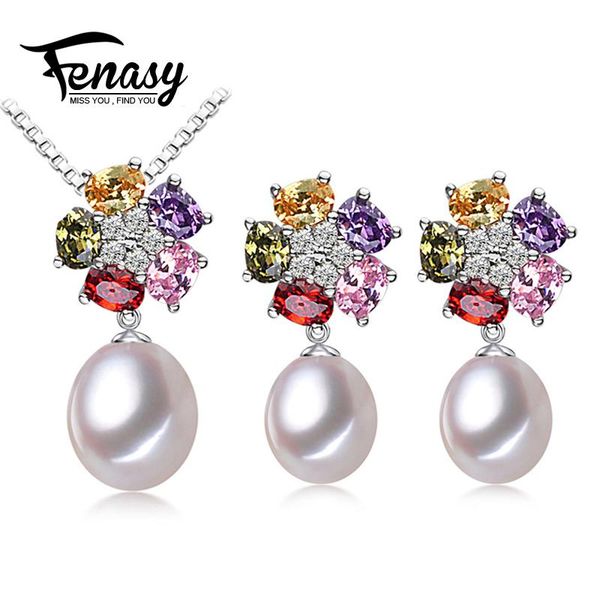sterling silver jewelry sets natural pearl drop earrings bohemian party flower pendant necklaces for women bracelet, & necklace, Black
sterling silver jewelry sets natural pearl drop earrings bohemian party flower pendant necklaces for women bracelet, & necklace, Black