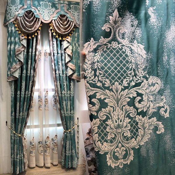 curtain & drapes european luxury light green embroidered window curtains for living room el kitchen tulle bedroom
curtain & drapes european luxury light green embroidered window curtains for living room el kitchen tulle bedroom