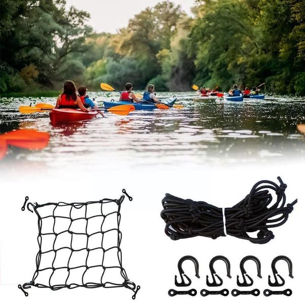 rafts/inflatable boats kayak cargo net elastic rope hook with mesh screw bag accessories diy pe c e6d1
rafts/inflatable boats kayak cargo net elastic rope hook with mesh screw bag accessories diy pe c e6d1