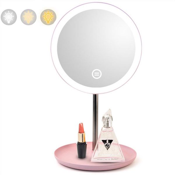 compact mirrors led make up backlit mirror 3 colors light table vanity desktablemakeup cosmetic miroir with storage base
compact mirrors led make up backlit mirror 3 colors light table vanity desktablemakeup cosmetic miroir with storage base