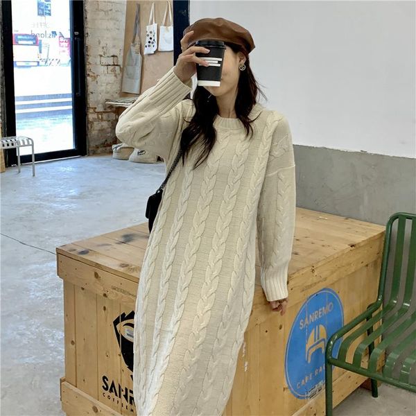 casual dresses women knitted long sleeve o neck black apricot elegant ladies dress autumn winter warm sweater, Black;gray
casual dresses women knitted long sleeve o neck black apricot elegant ladies dress autumn winter warm sweater, Black;gray