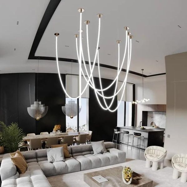 pendant lamps modern led chandelier silicone lamp with 360-degree light-emitting living room restaurant sales department el lobby office ex
pendant lamps modern led chandelier silicone lamp with 360-degree light-emitting living room restaurant sales department el lobby office ex