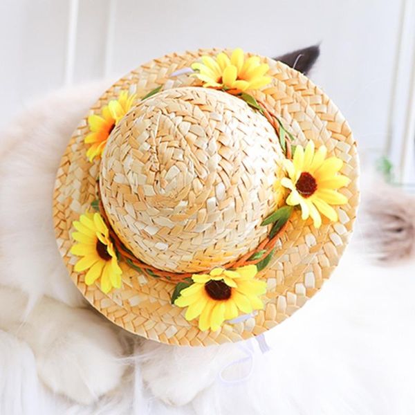 cat costumes flower hat dog spring summer sun shade straw pet clothes puppy accessories small hats for cats dress up decor
cat costumes flower hat dog spring summer sun shade straw pet clothes puppy accessories small hats for cats dress up decor