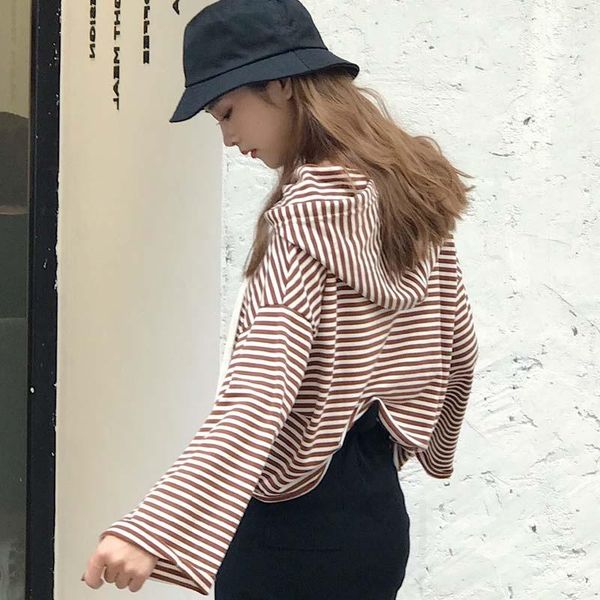 women's hoodies & sweatshirts hooded sweater autumn 2021 korean-style loose hiphop long-sleeved t-shirt coat women, Black
women's hoodies & sweatshirts hooded sweater autumn 2021 korean-style loose hiphop long-sleeved t-shirt coat women, Black