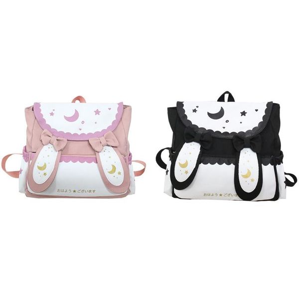 jewelry pouches, bags big ears cute version backpack shopping trip girls japanese student, Pink;blue
jewelry pouches, bags big ears cute version backpack shopping trip girls japanese student, Pink;blue
