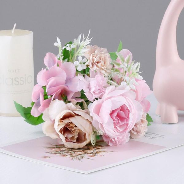 nordic style table decoration 6 forks artificial peonies hydrangea flowers bouquet room flower arrangement simulation decorative & wreaths
nordic style table decoration 6 forks artificial peonies hydrangea flowers bouquet room flower arrangement simulation decorative & wreaths