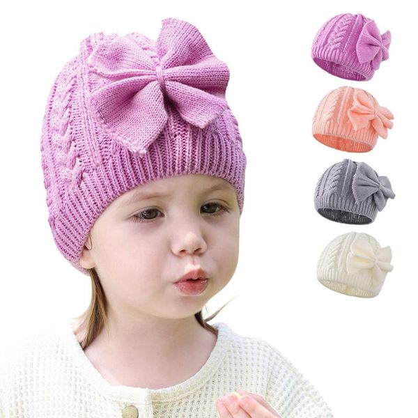 caps & hats 0-3yborn baby kids solid color soft winter warm knitted turban hat casual bowknot cute lovelyinfant twist beanie cap for, Yellow
caps & hats 0-3yborn baby kids solid color soft winter warm knitted turban hat casual bowknot cute lovelyinfant twist beanie cap for, Yellow