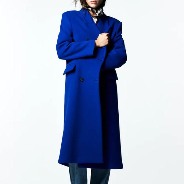 women's wool & blends women fashion x-long woolen winter jackets coat 2021 double breasted thicken long sleeve vitnage blue overcoat ou, Black
women's wool & blends women fashion x-long woolen winter jackets coat 2021 double breasted thicken long sleeve vitnage blue overcoat ou, Black