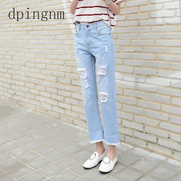 women loose plus size ripped jeans woman boyfriend for female casual hole denim pants women's, Blue
women loose plus size ripped jeans woman boyfriend for female casual hole denim pants women's, Blue