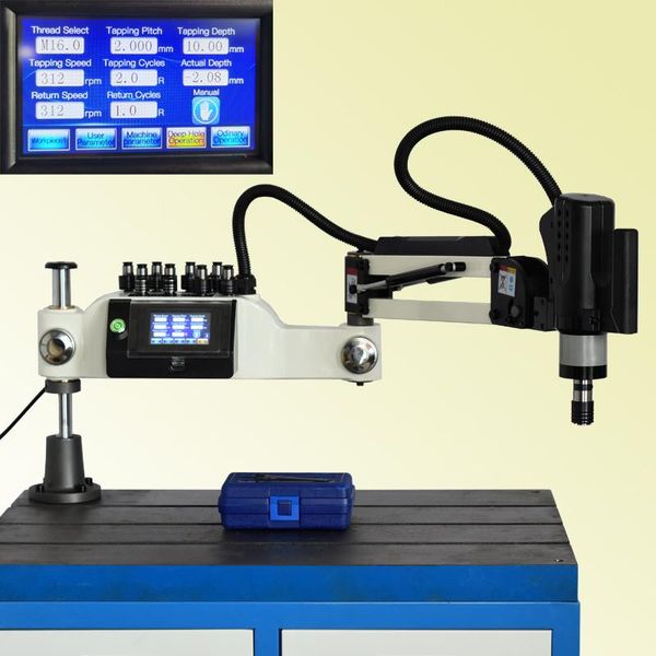 pneumatic tools ce 220v cnc m3-m16 universal flex arm electric tapping machine threading automatic hand tool servo motor with chucks
pneumatic tools ce 220v cnc m3-m16 universal flex arm electric tapping machine threading automatic hand tool servo motor with chucks