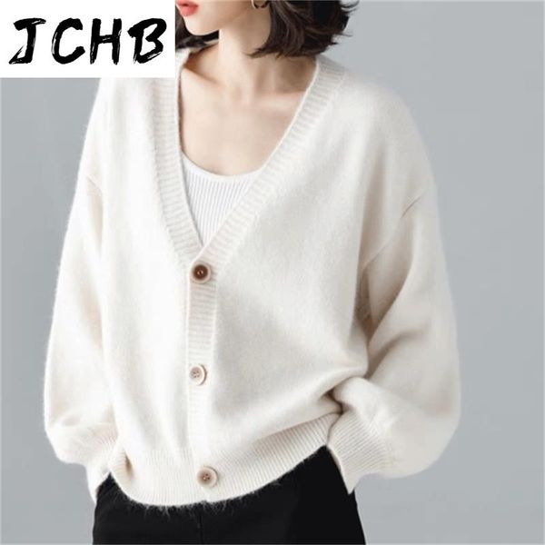 women's knits & tees jchb 2021 short woman sweaters korean cardigans for women casual cardigan knitted v-neck spring autumn clothes pul, White
women's knits & tees jchb 2021 short woman sweaters korean cardigans for women casual cardigan knitted v-neck spring autumn clothes pul, White