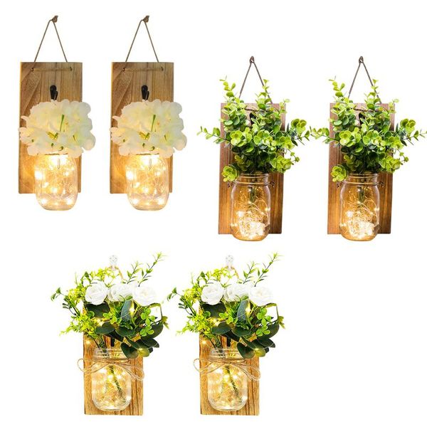 ins rustic mason jar wall sconces with led fairy lights flowers for country home wedding cafe bar bedroom decoration wood lamp
ins rustic mason jar wall sconces with led fairy lights flowers for country home wedding cafe bar bedroom decoration wood lamp