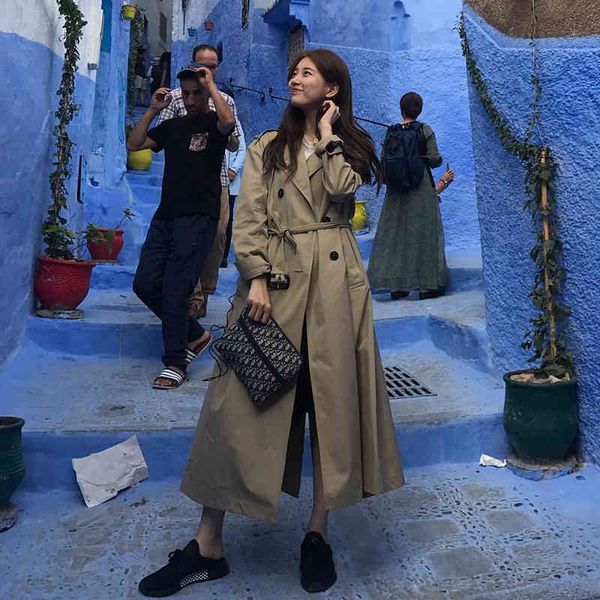 wool High quality female fashion double brasted jacket streetwear loose comfortable green trench, Black
wool High quality female fashion double brasted jacket streetwear loose comfortable green trench, Black