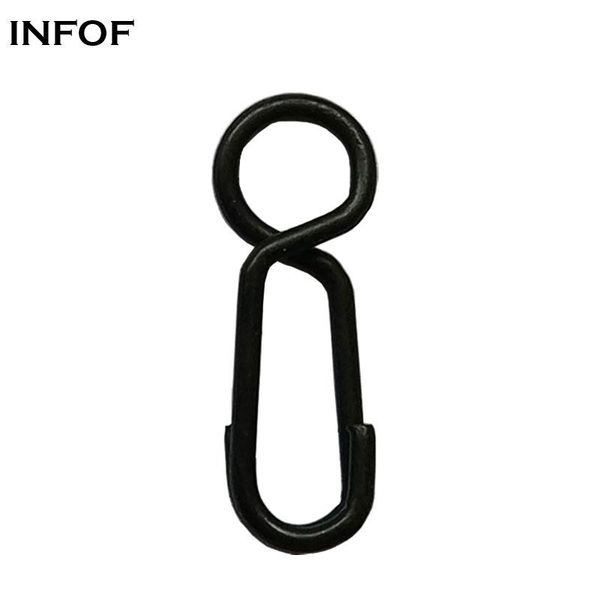 100pcs carp fishing accessories quick change link clips snap matte black connector for lures or jigs hooks
100pcs carp fishing accessories quick change link clips snap matte black connector for lures or jigs hooks