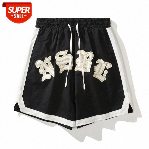 hip-hop contrast stitching shorts men's street vibe style patch embroidery casual five-point pants #ui8x, Black
hip-hop contrast stitching shorts men's street vibe style patch embroidery casual five-point pants #ui8x, Black
