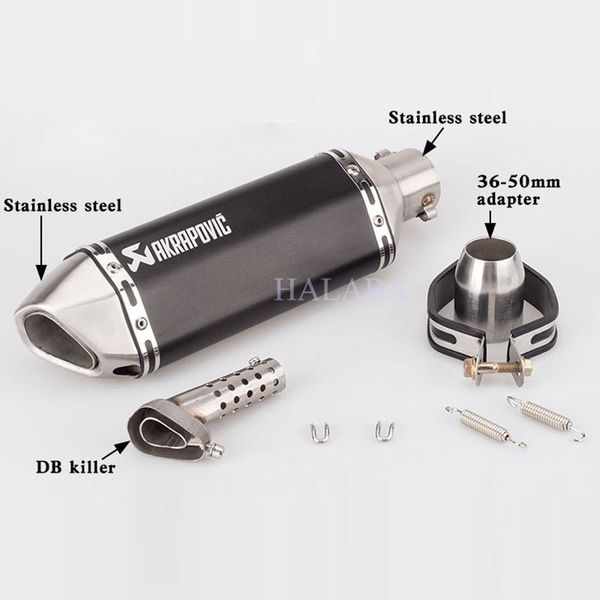 51mm inlet 370mm long universal motorcycle akrapovic exhaust muffler pipe pitbike for r1 tmax530 trk502 rsv4 gsr750 xmax
51mm inlet 370mm long universal motorcycle akrapovic exhaust muffler pipe pitbike for r1 tmax530 trk502 rsv4 gsr750 xmax