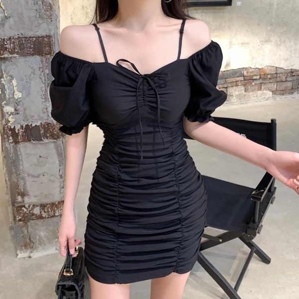 casual dresses women female slim party holiday fashion all-match puff sleeve students korean style shirring cozy retro, Black;gray
casual dresses women female slim party holiday fashion all-match puff sleeve students korean style shirring cozy retro, Black;gray