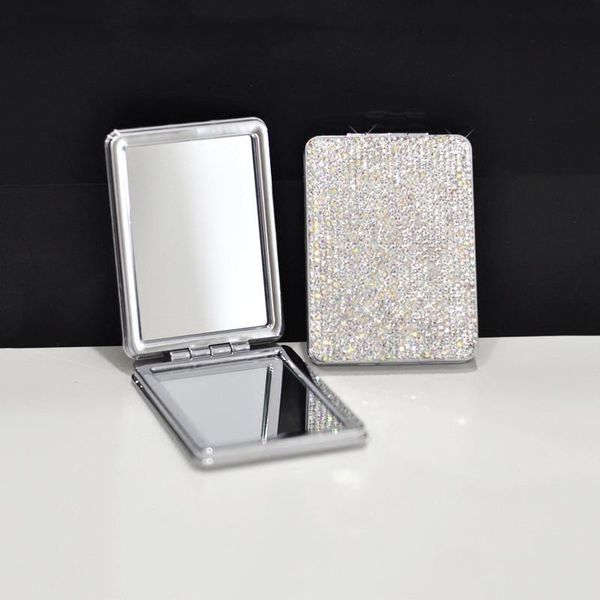 mirrors creative square diamond-studded portable makeup mirror stainless steel folding crystal flip two-side small girl gifts
mirrors creative square diamond-studded portable makeup mirror stainless steel folding crystal flip two-side small girl gifts