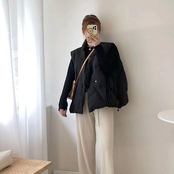 vests winter vt women's vt et white duck down slim fit net red same jiangnan cloth short special price, Black;white
vests winter vt women's vt et white duck down slim fit net red same jiangnan cloth short special price, Black;white
