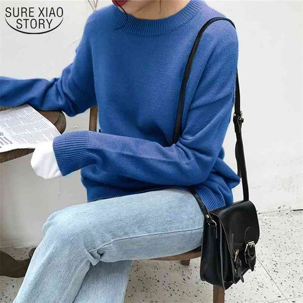 simple solid color loose pullover women thicken winter clothes warm long sleeve round-neck 's sweaters 10608 210508, White;black
simple solid color loose pullover women thicken winter clothes warm long sleeve round-neck 's sweaters 10608 210508, White;black