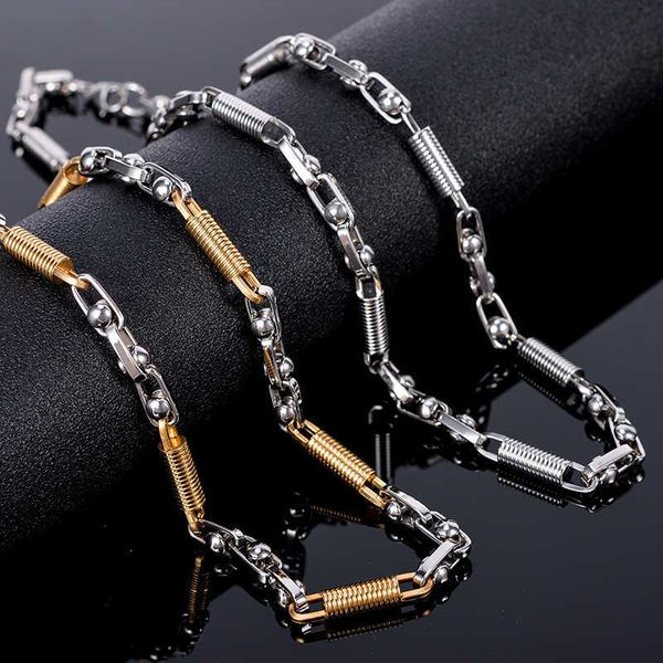 men's luxury necklace, gold and silver, 5mm thick stainless steel neck ras chain, men's gift jewelry
men's luxury necklace, gold and silver, 5mm thick stainless steel neck ras chain, men's gift jewelry