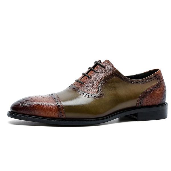 dress shoes men genuine leather snake pattern pointed toe lace-up oxford brogues italian brand wedding platform, Black
dress shoes men genuine leather snake pattern pointed toe lace-up oxford brogues italian brand wedding platform, Black
