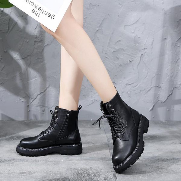 boots style 2021 leather short women's british children's fashion casual autumn, Black
boots style 2021 leather short women's british children's fashion casual autumn, Black